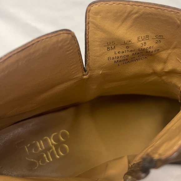 Franco Sarto Keegan leather ankle boots size 8 - Picture 2 of 10